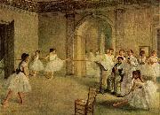 Edgar Degas Ballettsaal der Oper in der Rue Peletier Spain oil painting artist